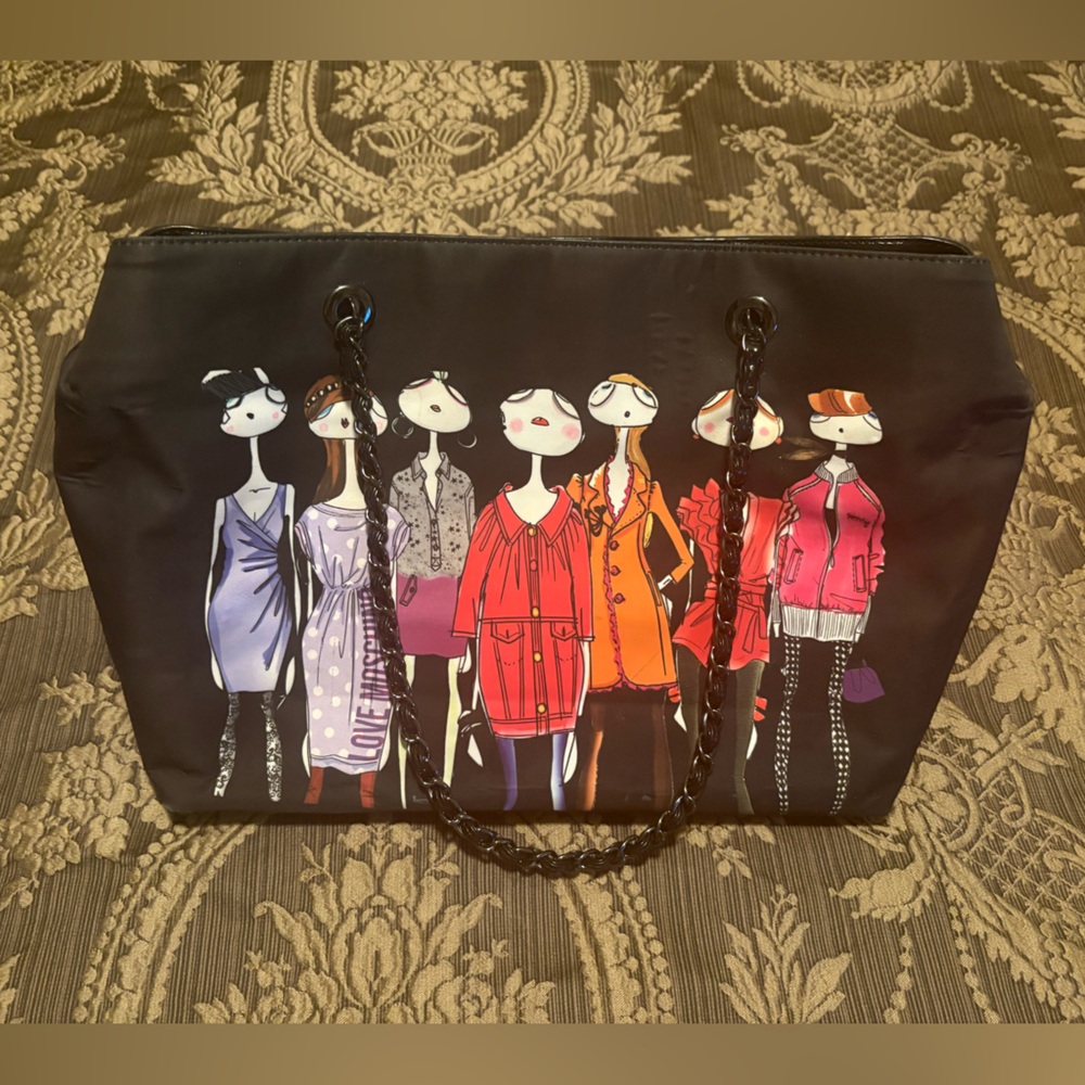 LOVE MOSCHINO 2012 Ken Wong tote bag Great Condition!